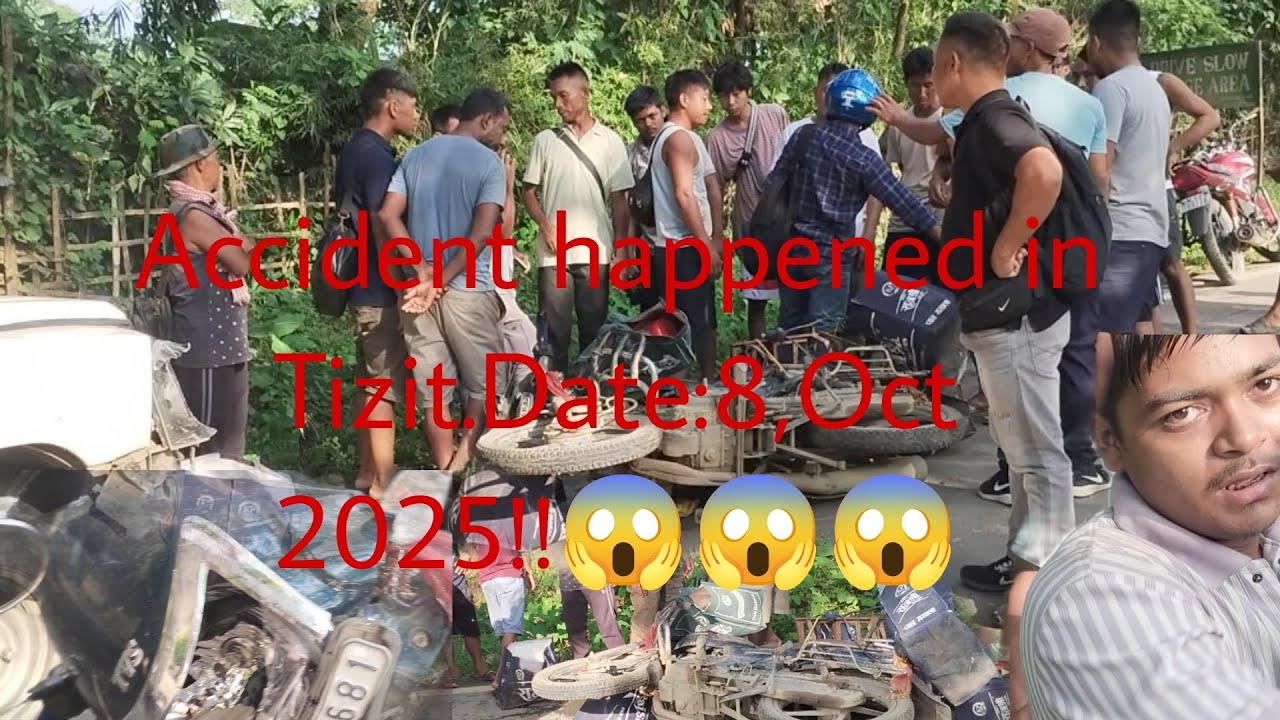 Accident happened in Tizit!!😱😱😭😭##| Mon Nagaland.