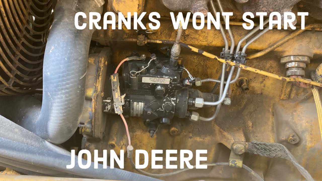 Диагностика и ремонт электромагнитного клапана отсечки подачи топлива JOHN DEERE. Стартер не заво...