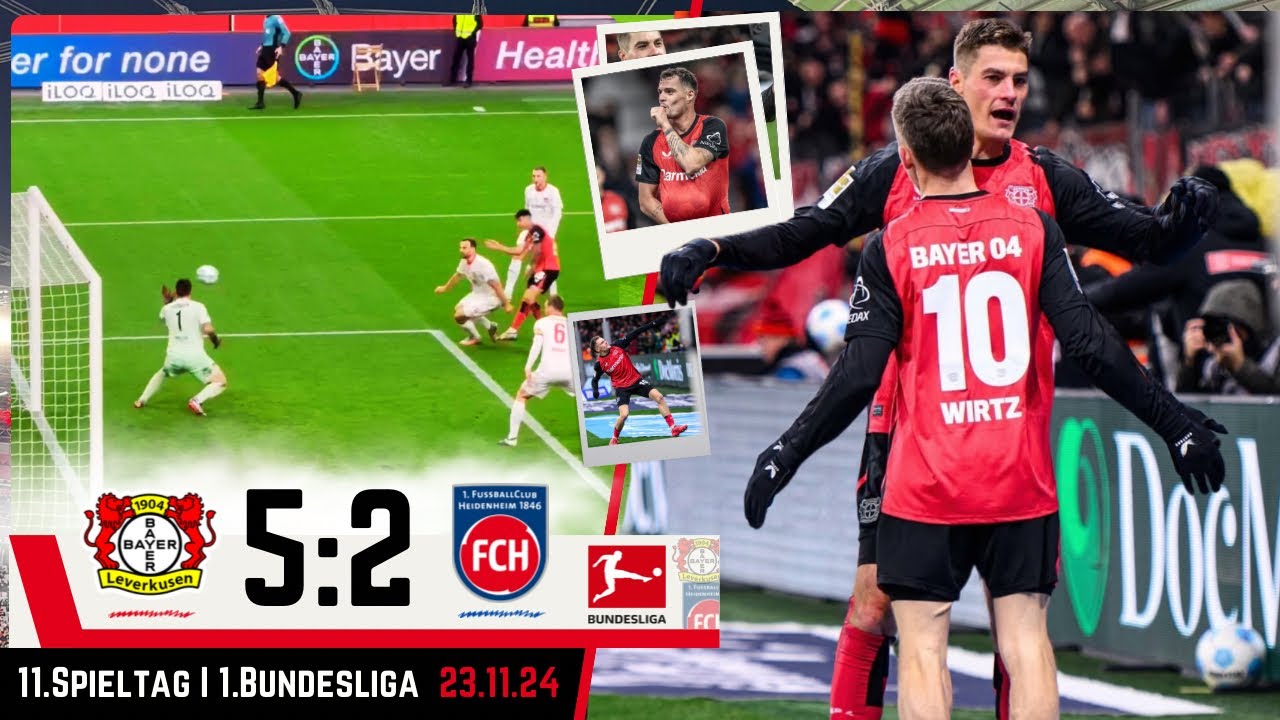 Leverkusen vs. Heidenheim StadionVlog🔥Schick dreht Spiel mit Hattrick💯⚽️