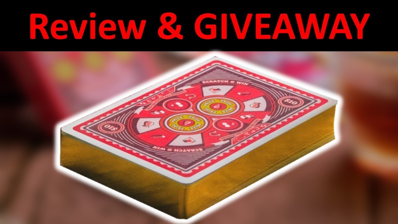 Deck Review + GIVEAWAY: Lucky Streak Scratch & Win playing cards by Riffle Shuffle