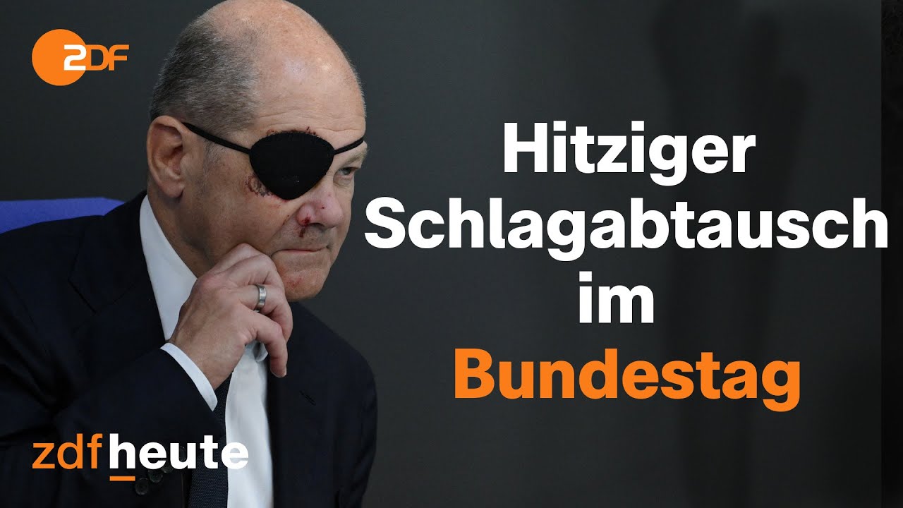 Scholz vs. Merz bei Generaldebatte im Bundestag Live