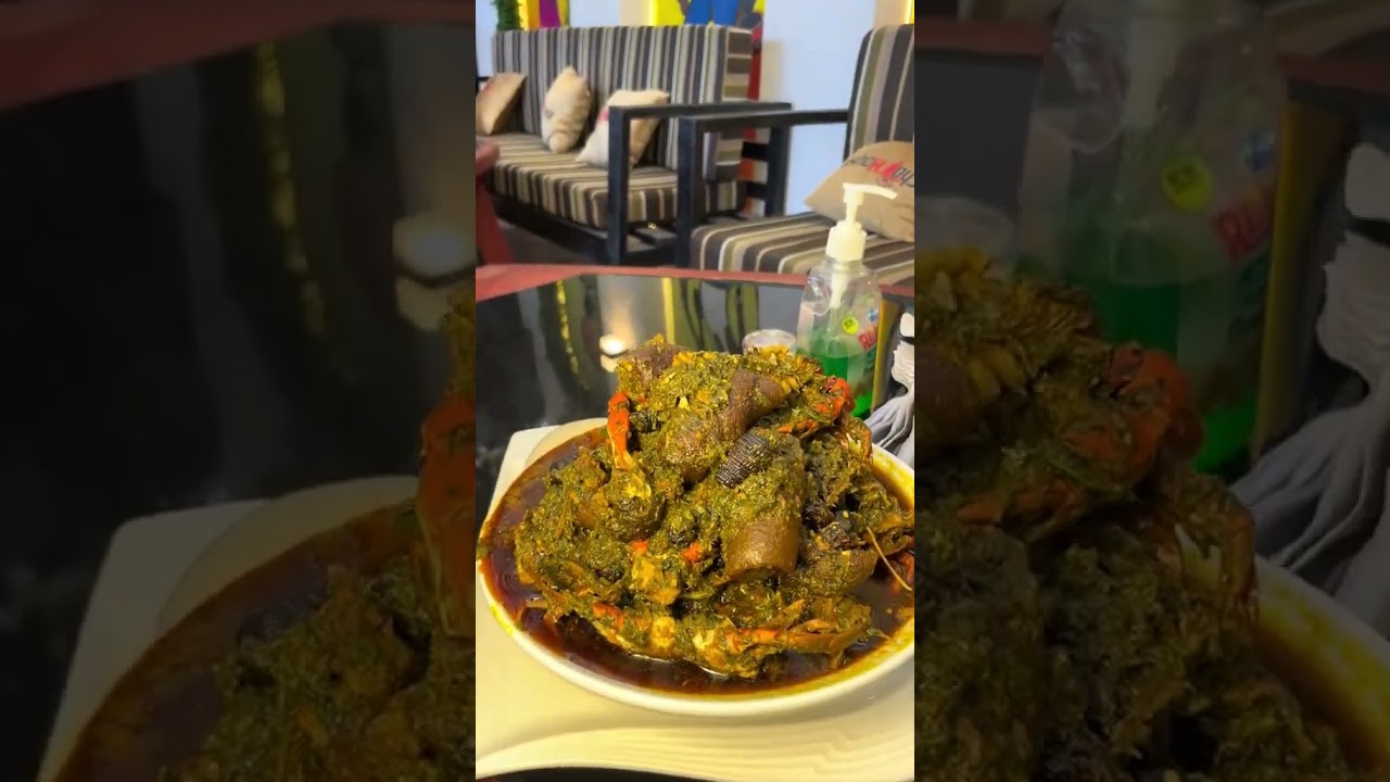 Afang is an Ibibio and Efik traditional soup(tribes in Nigeria). #ibibio #afangsoup