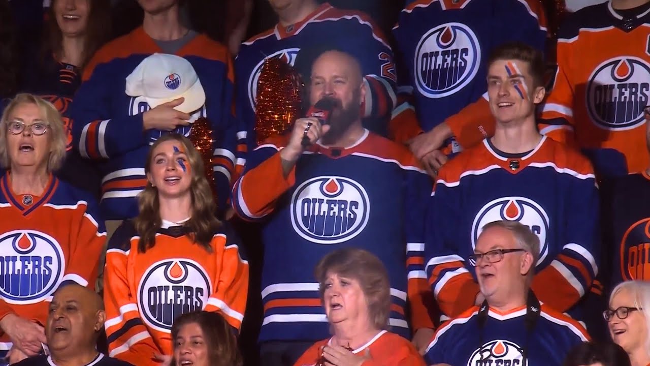 One of the best traditions in the league. The Oilers faithful singing 