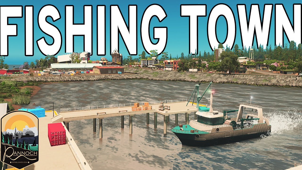 This CUSTOM Fishing Town Was The Perfect Rural Build In Cities 1!