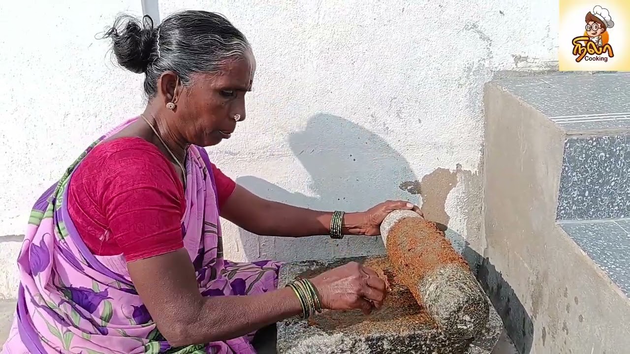  அம்மியில் அரைத்த மண் மனம் கொண்ட நாட்டுக்கோழி கிரேவி  மசாலா Nilla cooking. Village ஸ்டைல் குக்கிங் 