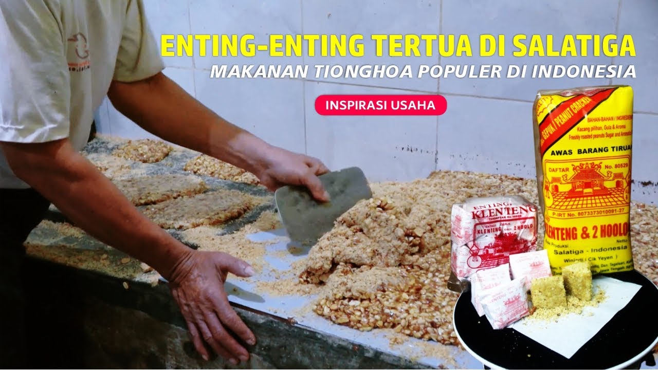 Melihat Produksi Enting-Enting Kacang Tertua di Salatiga. Produksi Sejak 1929