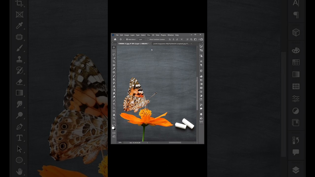 Chalk effect in Photoshop | #shorts #photoshop