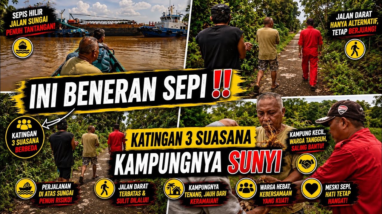 Saat Isi Air Galon untuk Kapal, Suasana Kampungnya Terasa Sunyi