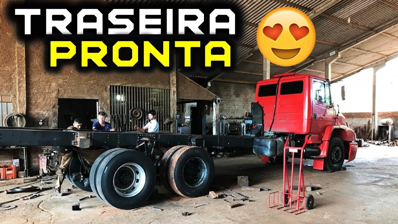 ERGUI A TRASEIRA DO MEU CAMINHÃO ! #SONHO