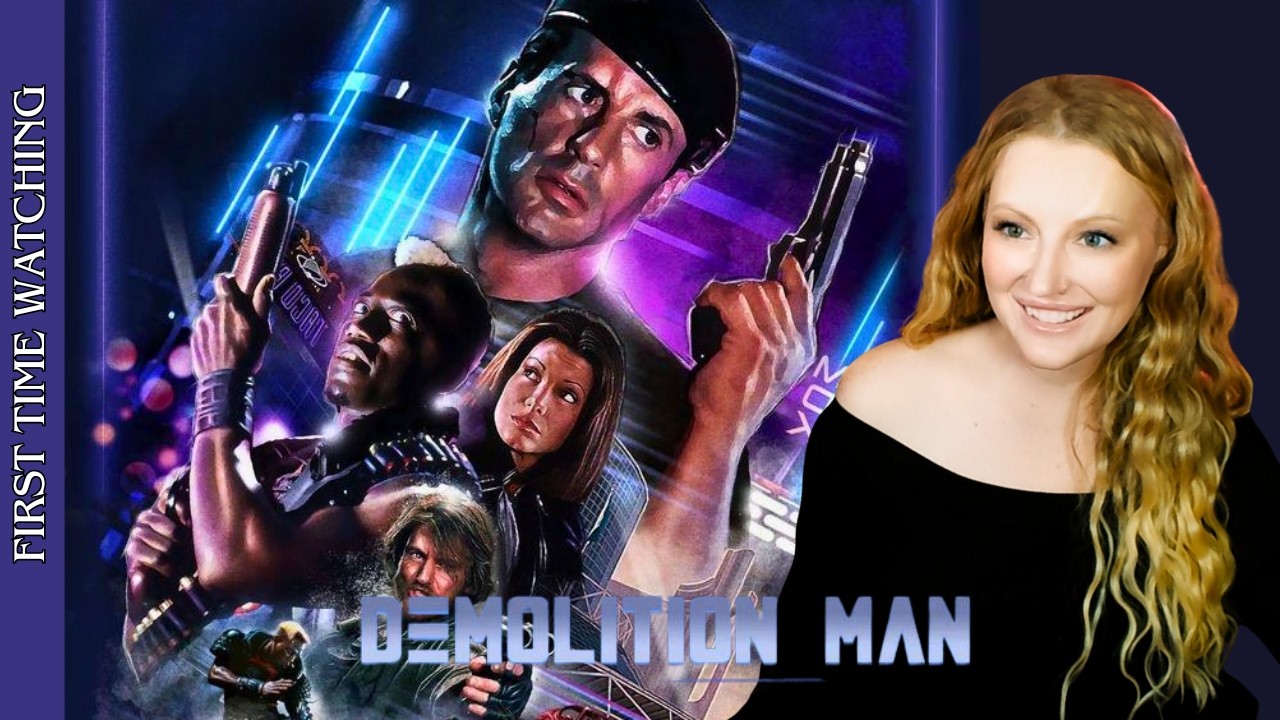 DEMOLITION MAN (1993) MOVIE REACTION - This 90s Sci Fi Movie Is Completely Unhinged