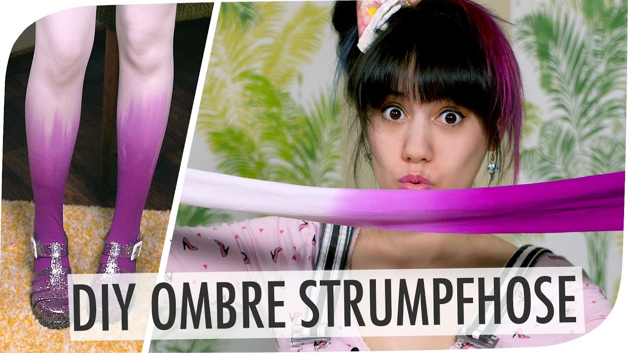 Ombre Strumpfhosen DIY I mit breedingunicorns I #flipdiy