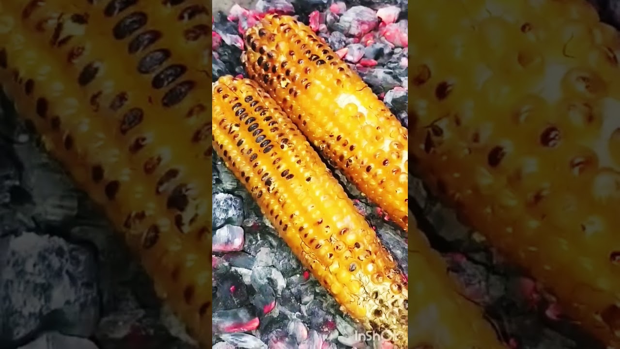 Street style Bhutta recipe | Roasted corn 🌽| Makai recipe # bhuttarecipe #corn #food #makai #shorts
