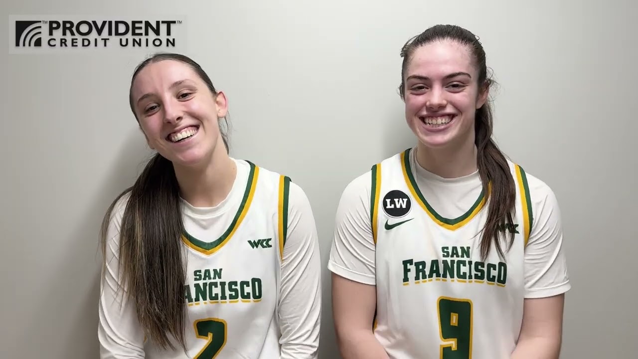 WBB | USF vs. Saint Mary's Postgame w/ Aina Cargol and Mara Neira