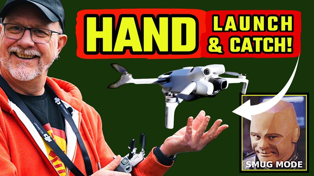 Learn to Hand Launch and Catch your DJI Drone Like A Pro!