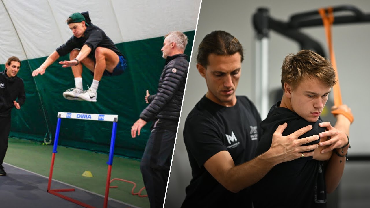 Holger Rune Has 20 Training Training for Speed & Power