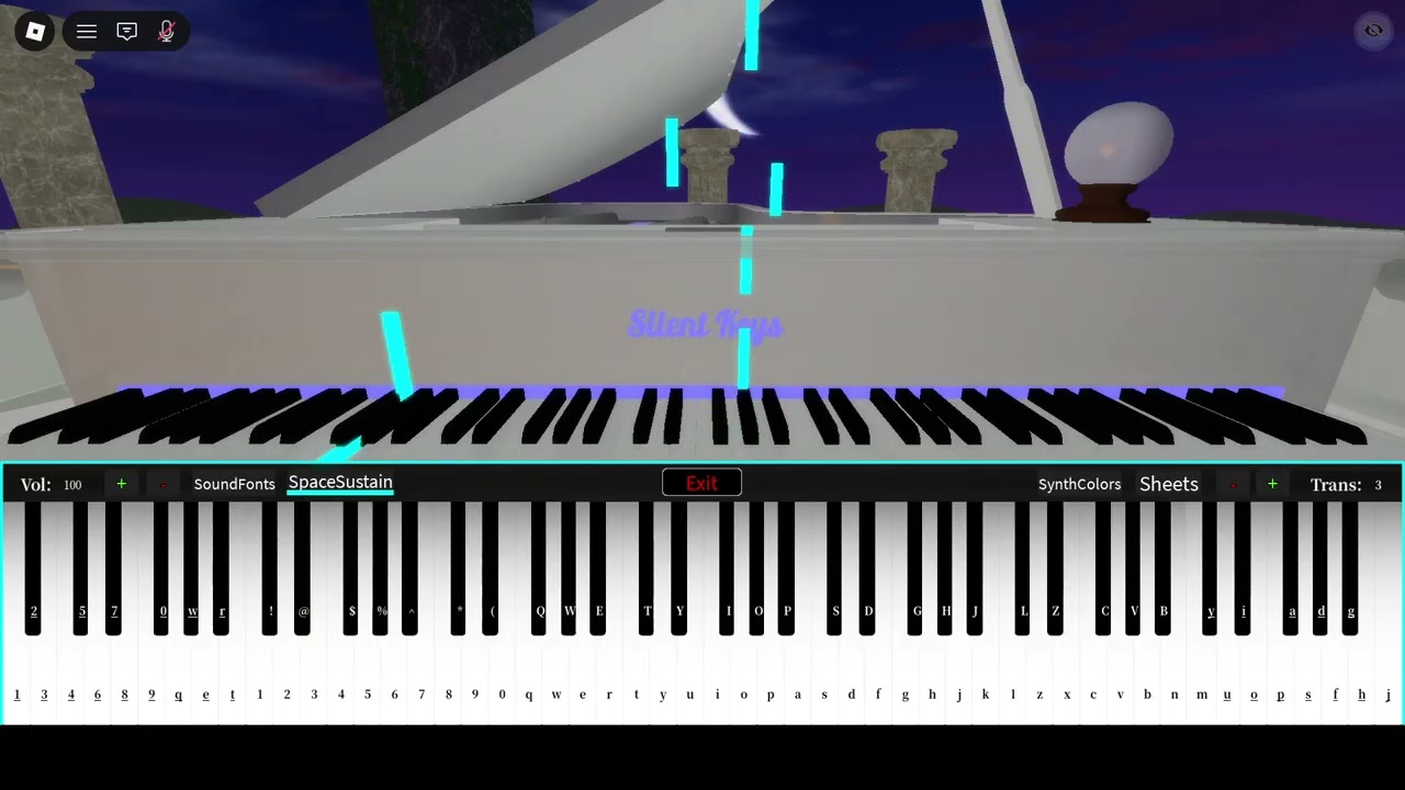 Kiss the Rain - Yiruma | Roblox Piano ( Sheet in Description )