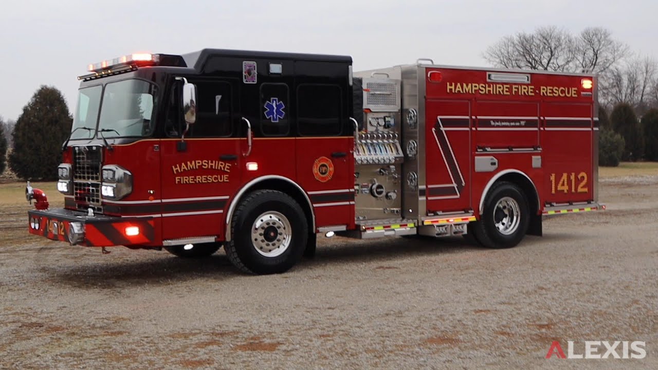 HAMPSHIRE FIRE PROTECTION DISTRICT - ALEXIS SIDE CONTROL PUMPER #2588 - HAMPSHIRE. ILLINOIS