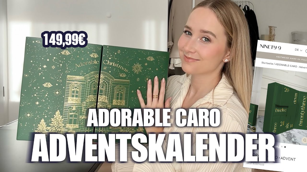 Adorable Caro Adventskalender Unboxing - Marie Inspire