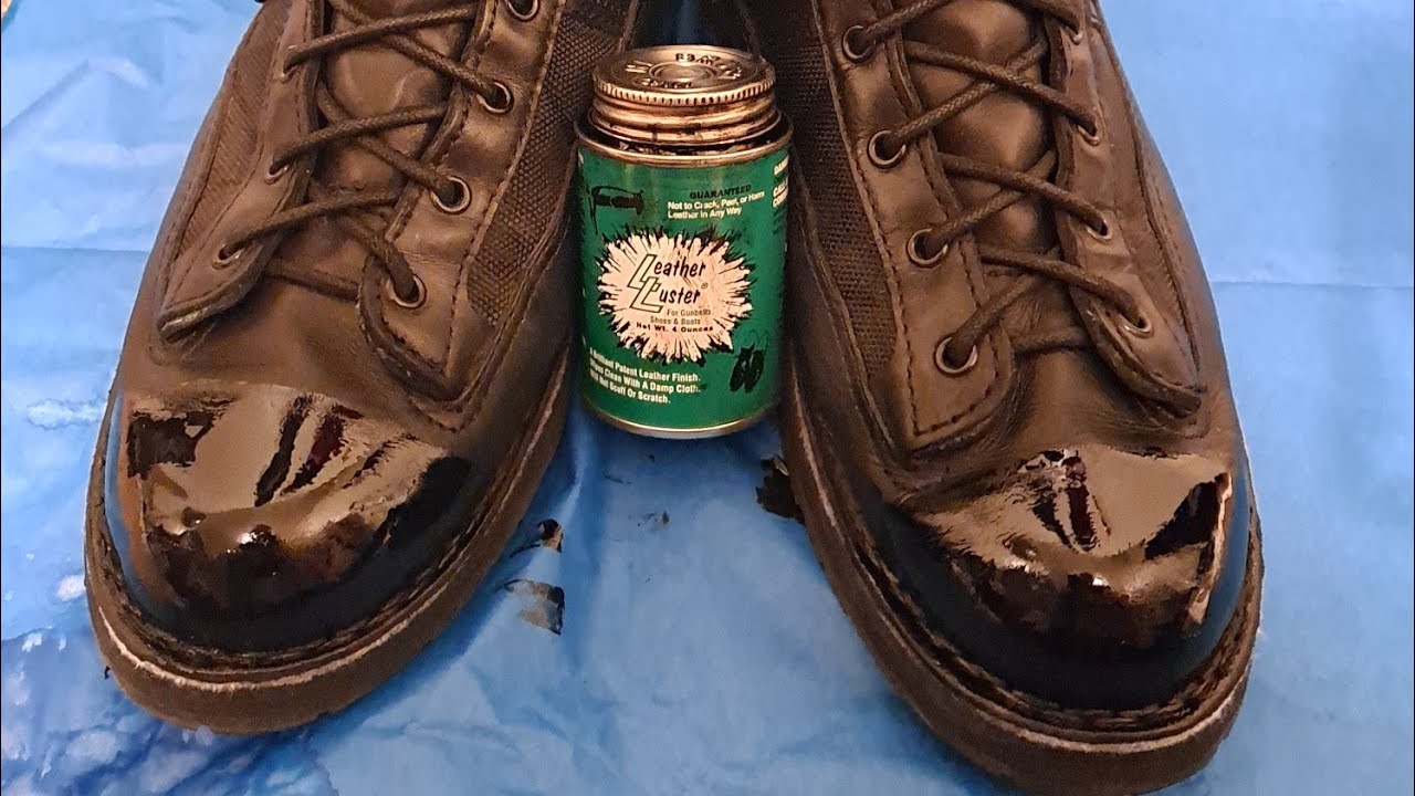 How to shine duty boots with leather luster | the ultimate boot shine
