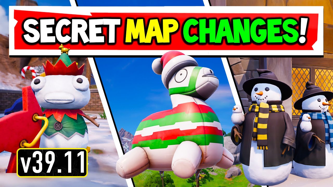 Every Winterfest NEW Map Changes & Easter Eggs in Fortnite!