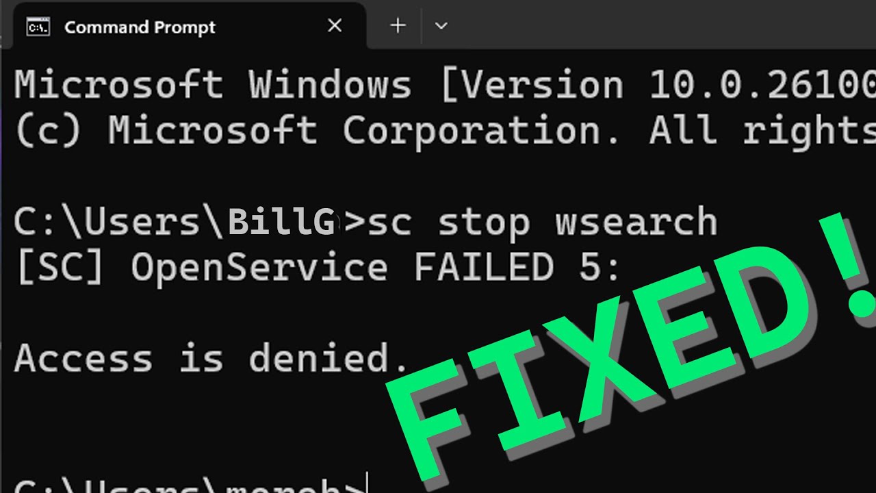How to Fix Error 