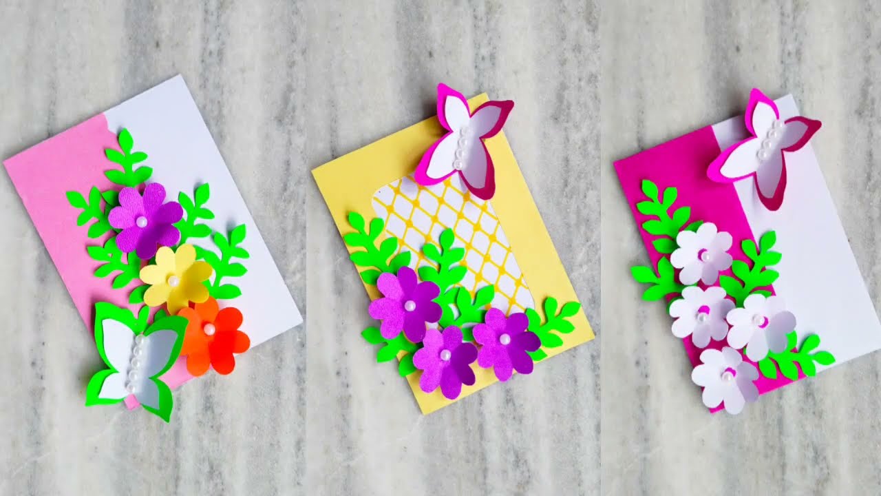 Easy And Beautiful Birthday Card || Handmade Birthday Greeting Card || Paper Craft Handmade Card 