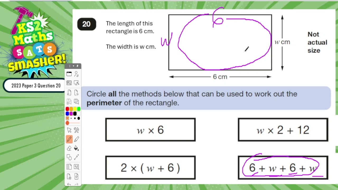 2023 Reasoning Paper 3 Q20 KS2 SATS