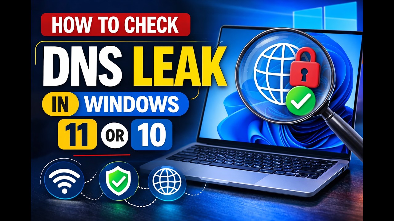 How to Check DNS Leak in Windows 11 or Windows 10 | GearUpWindows Tutorial