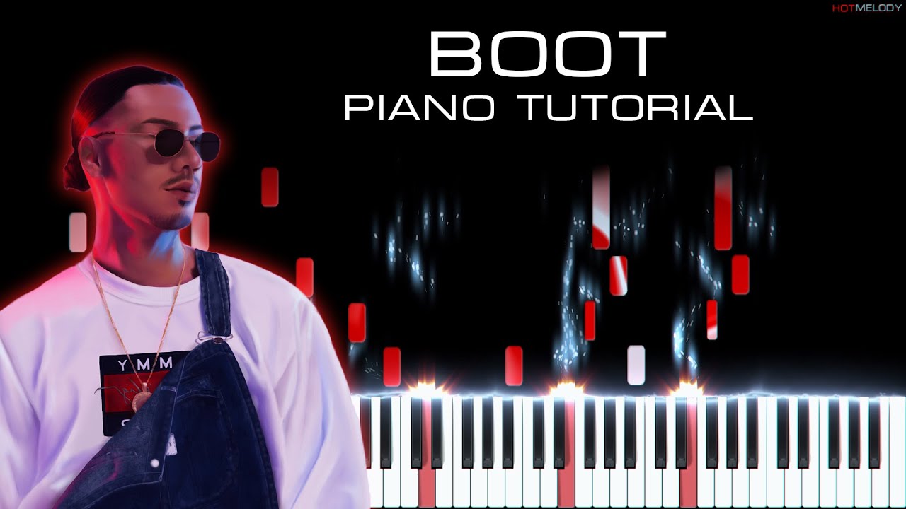 Apache 207 - BOOT | Piano Cover | Instrumental Karaoke, Remix
