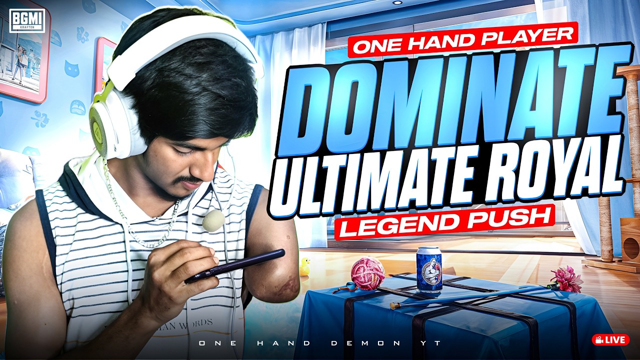 KYA AAJ HO PIAGA LEGEND TOP 50 | 50 SOLO KILLS POSSIBLE ? | RANK PUSH TO LEGEND | BGMI LIVE |