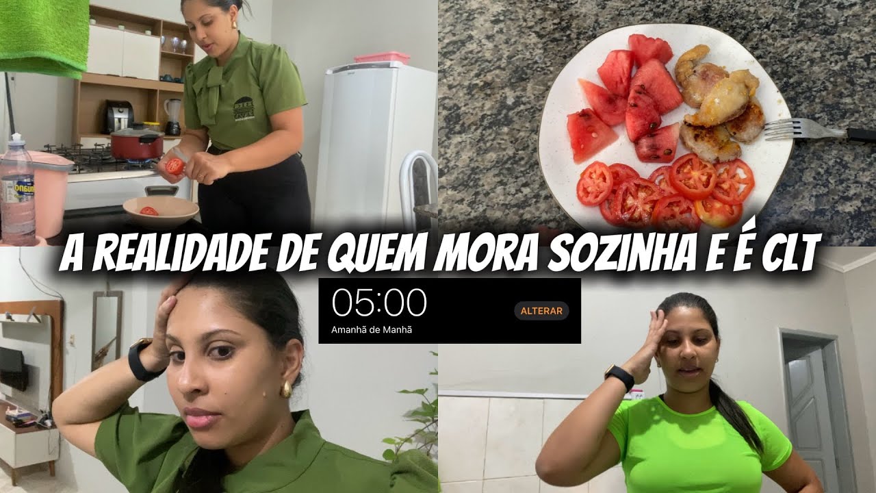 Rotina REAL morando SOZINHA, de volta pro trabalho CLT, academia, nova dieta