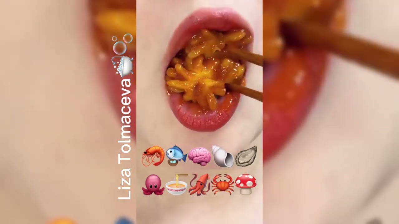 асмр еда + страшные истории🌶️🐙🍡