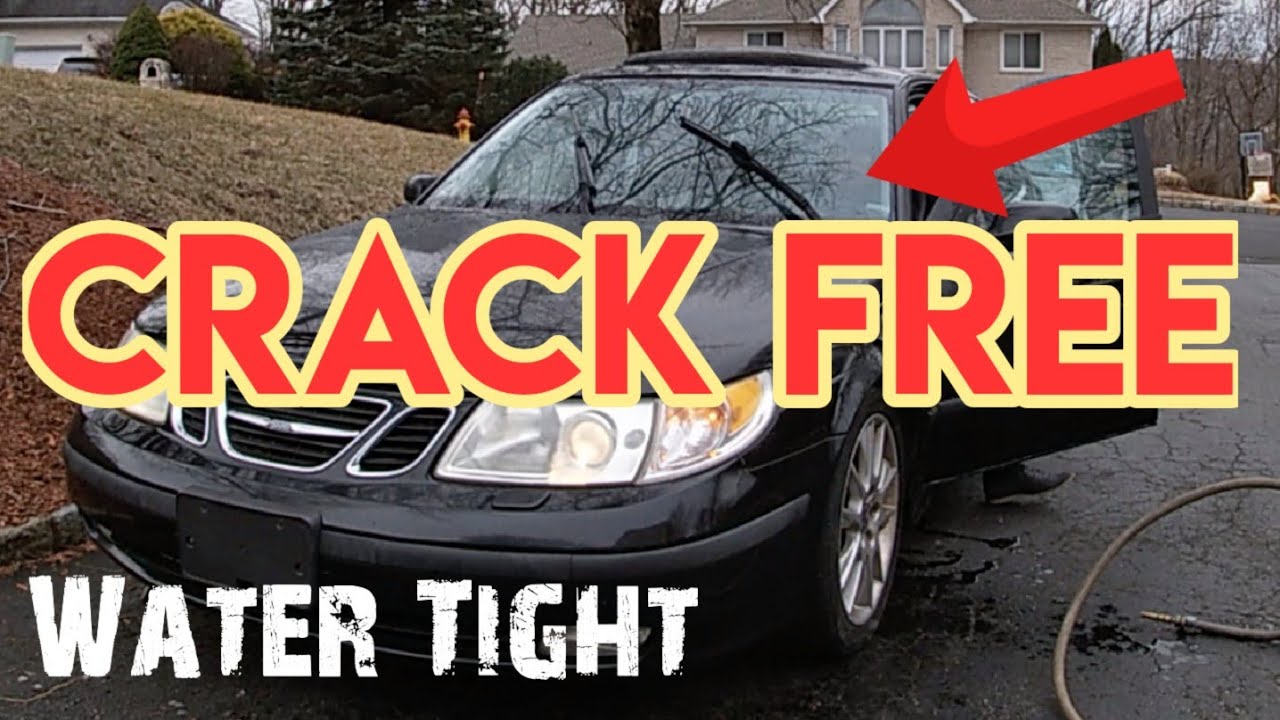 My Cheap Saab 9-5 gets a New Windshield for Inspection #savesaab