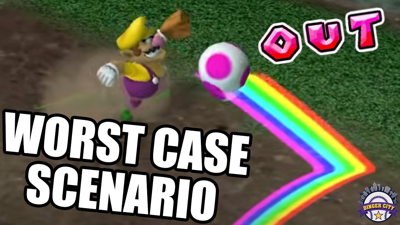 Это САМОЕ УЖАСНОЕ, что только может быть в Mario Baseball.
