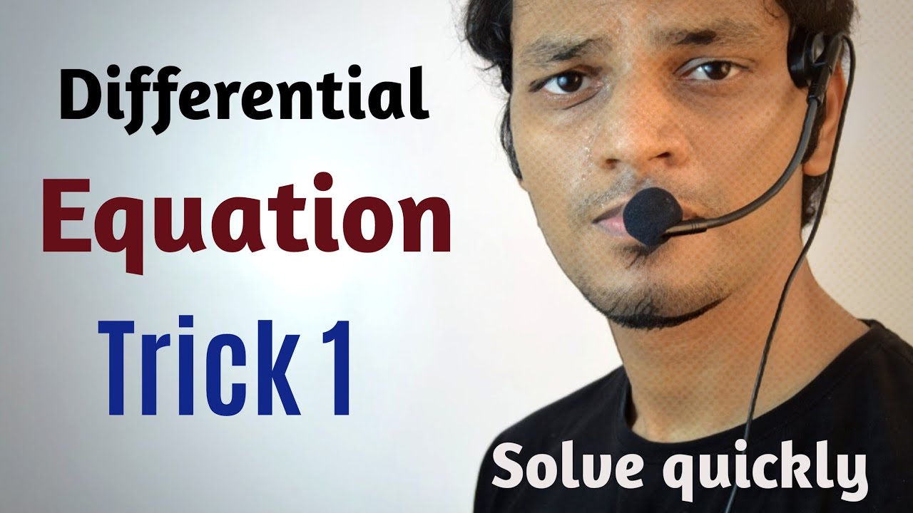 Differential equation Short Trick | Hindi | English