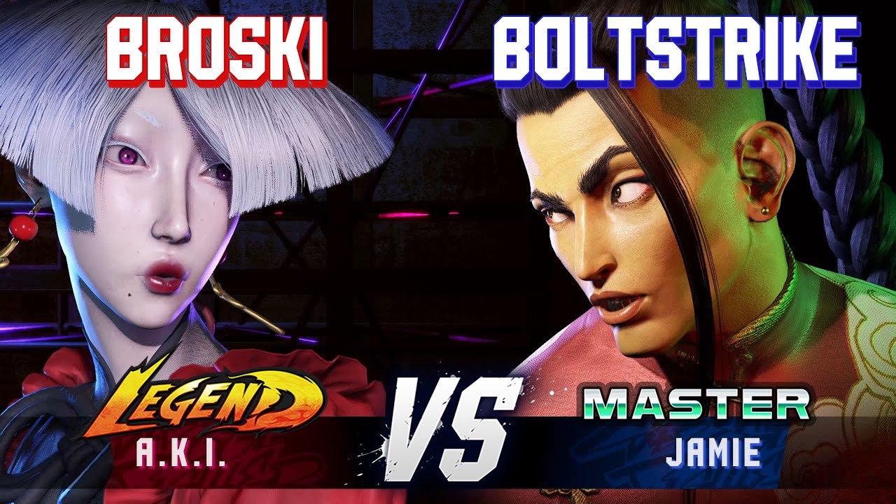 SF6 ▰ BROSKI (A.K.I.) vs BOLTSTRIKE (Jamie) ▰ High Level Gameplay