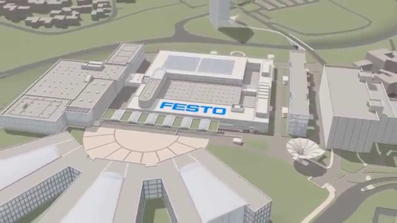 2015 | FESTO Headquarters | Standby loop of Wayfinding system