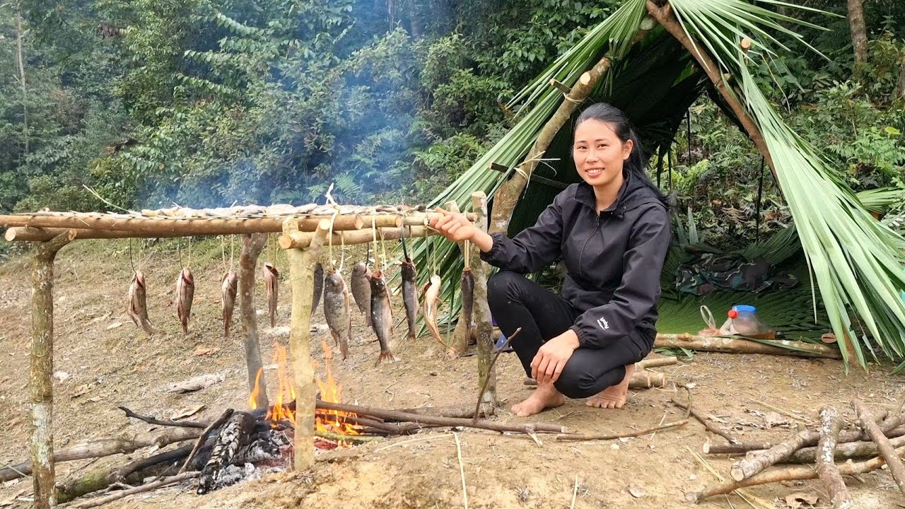 Process of making smoked fish - Processing & long-term preservation | Dang Thi Mui