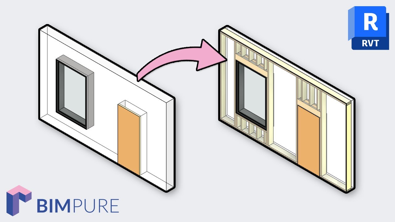 Автоматизация проёмов в стенах с деревянным каркасом — Revit + Dynamo