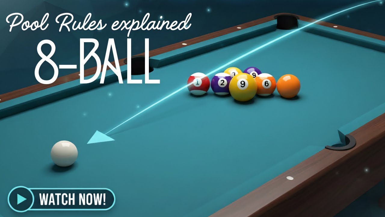 8-Ball Pool Rules in 6 Minutes! 🎱 | All Rules Explained Simply ✔️
