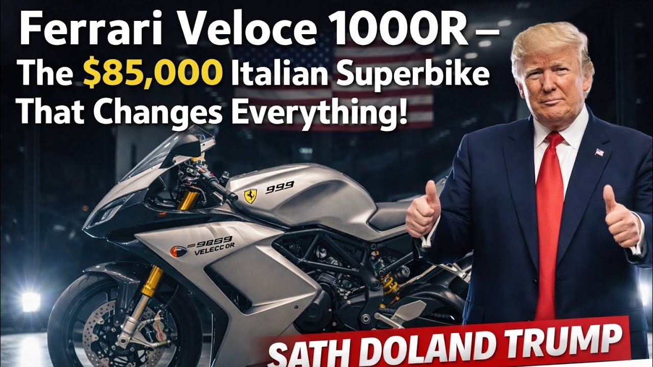 Ferrari Veloce 1000R – 205 MPH Street-Legal Beast #Ferrari #FerrariVeloce1000R #FerrariBike #Italian