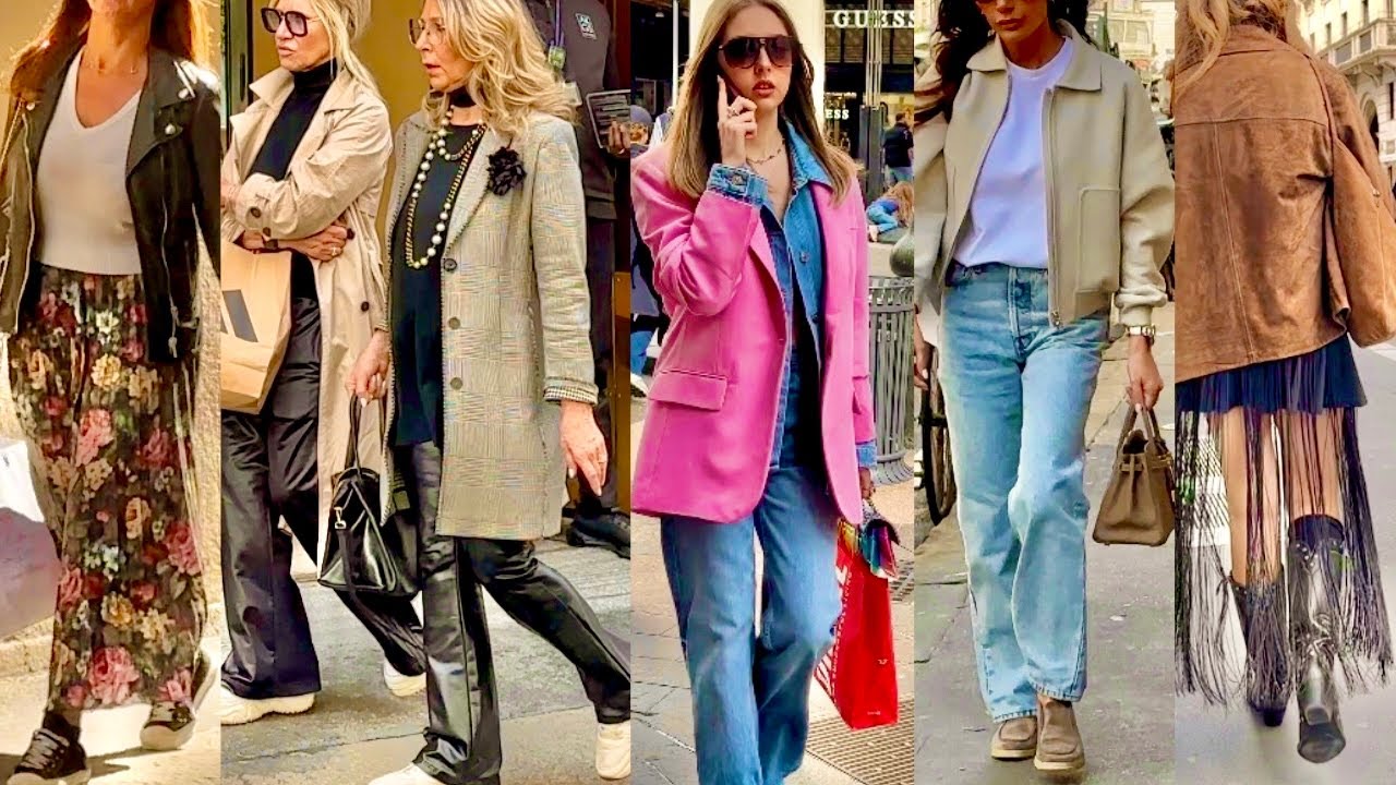 T 17&deg;C ☀️63&deg;F APRIL STREET FASHION 🇮🇹MILAN STREET STYLE & SPRING 2025 OUTFITS #vanityfair