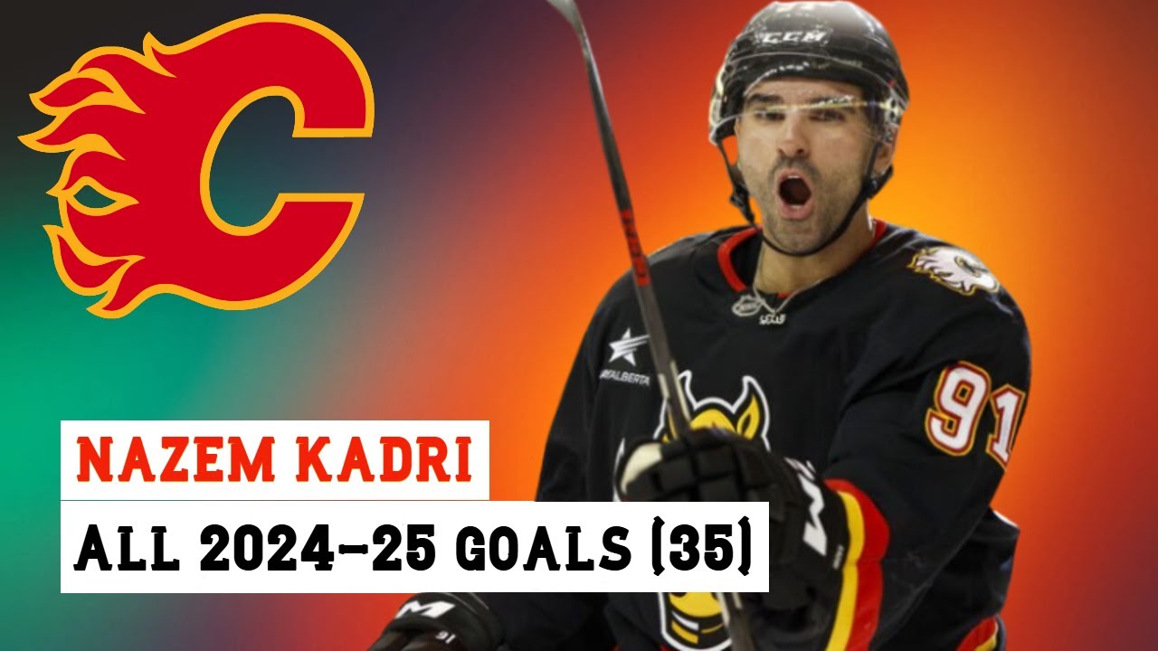 Nazem Kadri (#91) All 35 Goals of the 2024-25 NHL Season