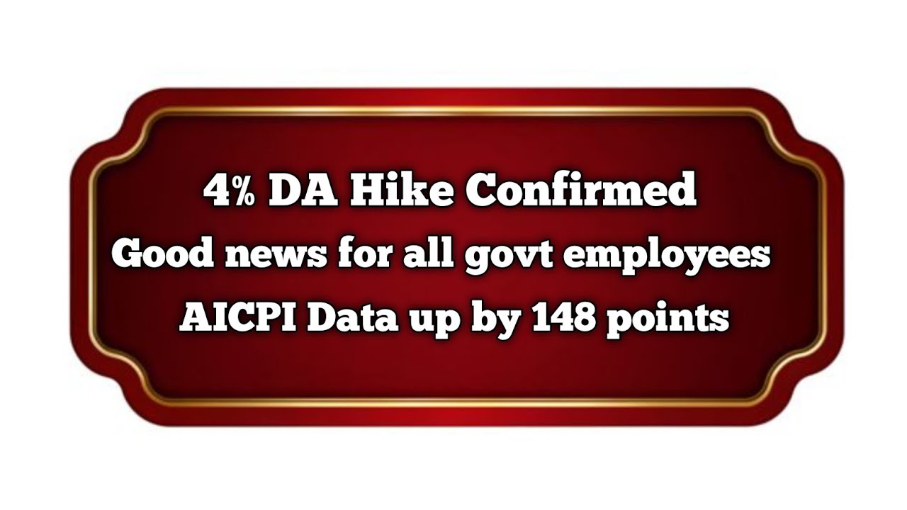 January 2026 DA Hike Calculation: How Much Salary Will Increase After 4% DA?