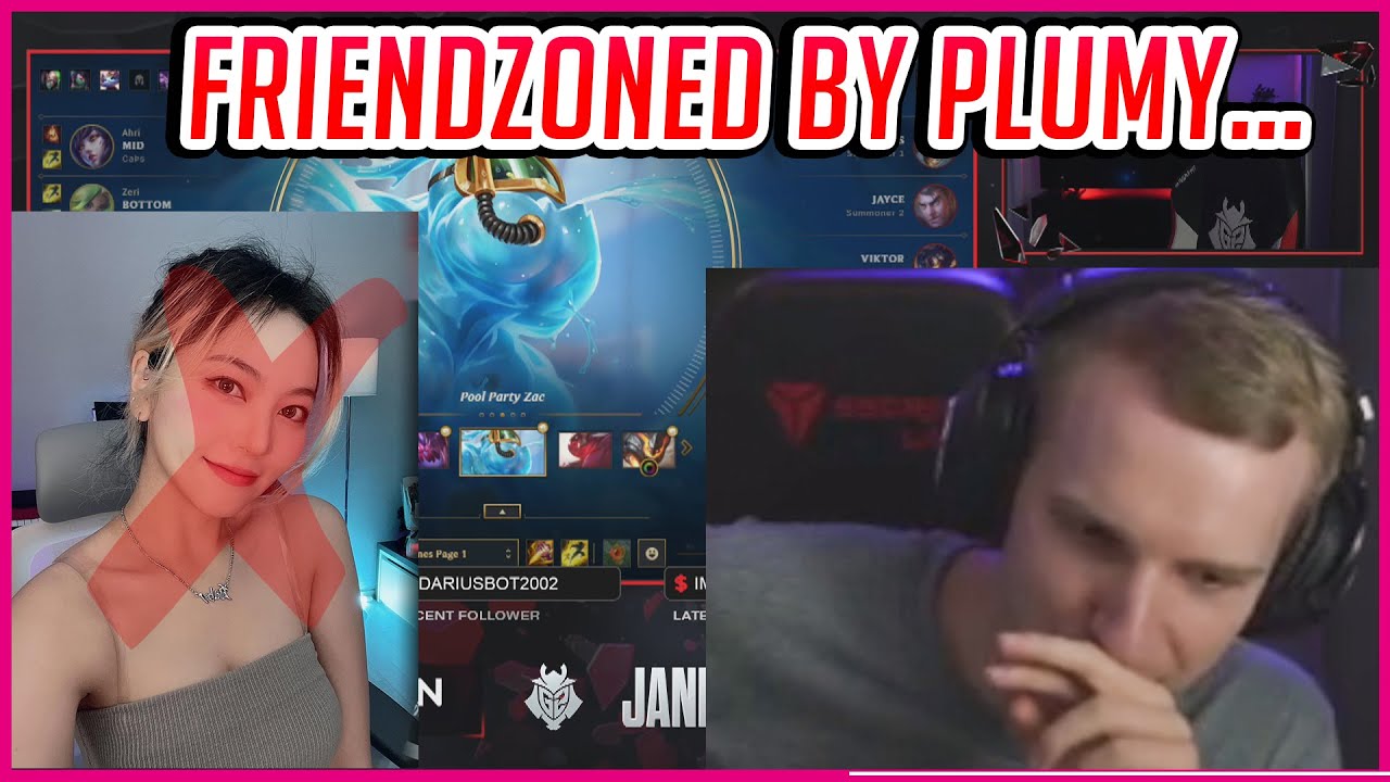 Jankos Reacts To Being Rejected By Plumy...😔 | G2 Jankos  Clips