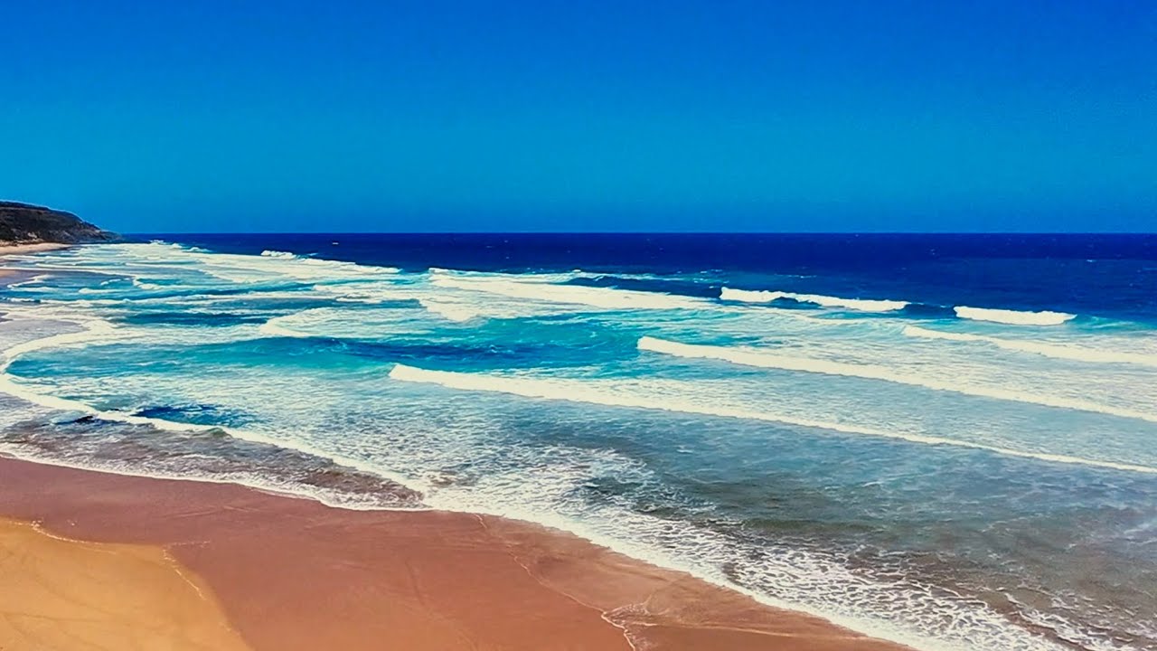 Calm Coastal Drone Flight | Cinematic Nature Footage 4K