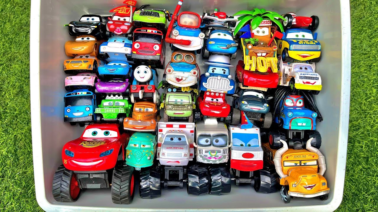 Disney Pixar Cars Unboxing Review | Lightning Mcqueen, Tow Mater, Doc Hudson, Sally Carrera, Cruz