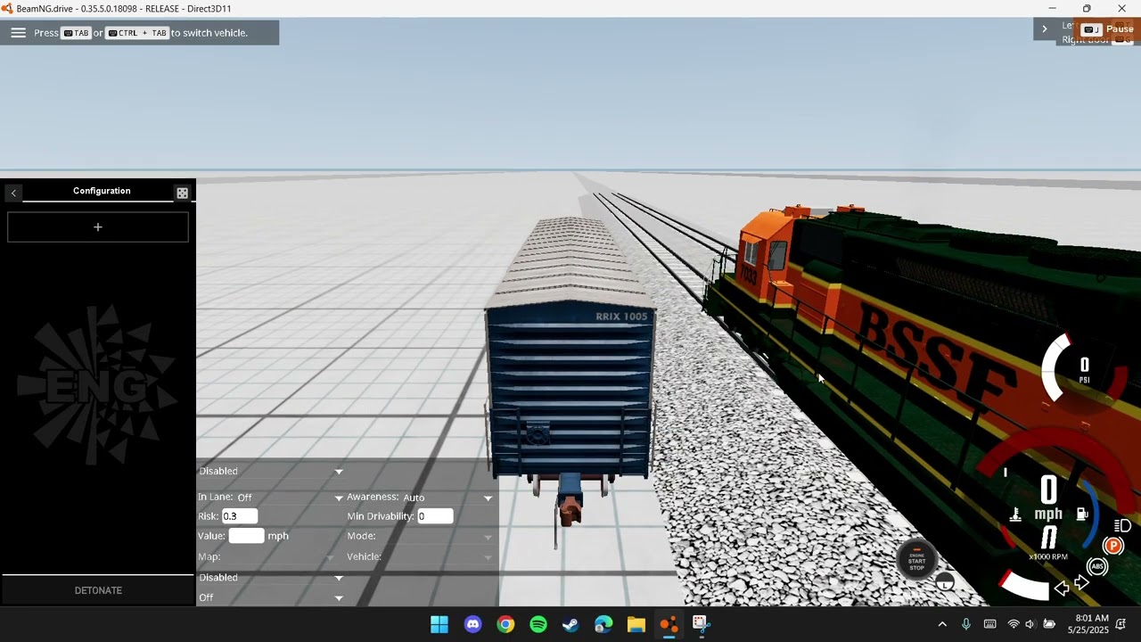 How To Place Train On Tracks And Box Cars In BeamNG.drive