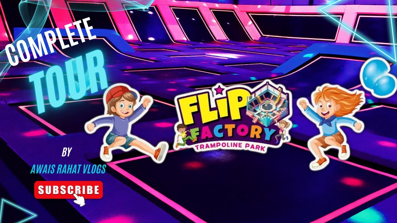 Flip Factory Karachi FULL TOUR 🤸&zwj;♂️ | Safari Park Trampoline Park|Timing Slots| Full Guide