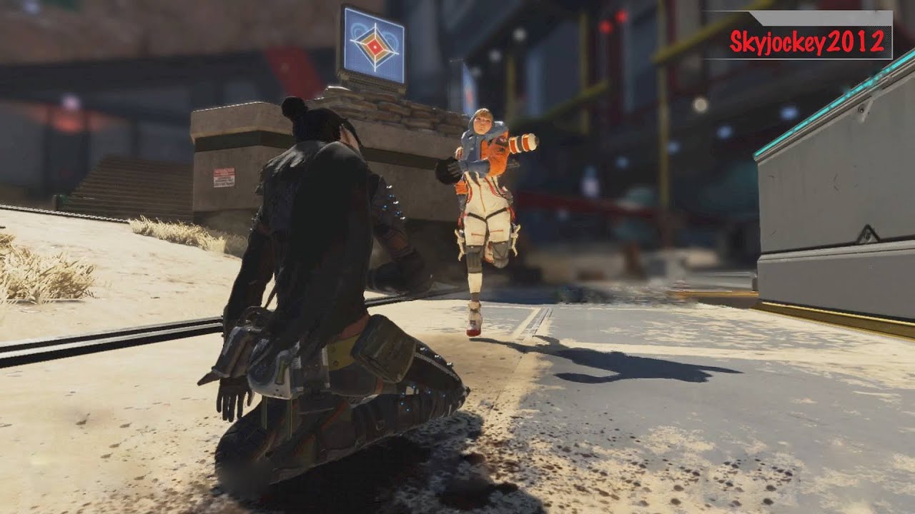 Apex legends all finishers on default Wraith updated